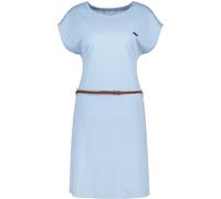 Blusenkleid ALIFE & KICKIN "Damen ElliAK A", Damen, Gr. M, Normalgrößen, blau (polar ice melange), 65% Baumwolle, 35% Polyester, Kleider Blusenkleid (91466347-M) polar ice melange