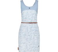 Blusenkleid ALIFE & KICKIN, Damen, Gr. S, Normalgrößen, blau (light denim), 95% Baumwolle, 5% Elasthan, Rundhals, Kleider Blusenkleid (78984642-S) light denim