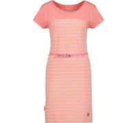 Blusenkleid ALIFE & KICKIN, Damen, Gr. XS, Normalgrößen, rosa (peach), 65% Baumwolle, 35% Polyester, Rundhals, Kleider Blusenkleid (57239925-XS) peach