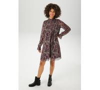 Blusenkleid ANISTON CASUAL, Damen, Gr. 38, N-Gr, rosa (schwarz, dunkelbraun, braun, hellbraun, fuchsia, pink, rose, dunkelgrün, grün, hellgrün, weiß), Mesh, Obermaterial: 95% Polyester, 5% Elasthan. F