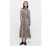 Blusenkleid ETERNA "LOOSE FIT", Damen, Gr. 42, Normalgrößen, grau, 100% Viskose, Kleider Blusenkleid (23594016-42) grau