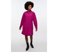 Blusenkleid ETERNA "OVERSIZE FIT", Damen, Gr. 46, Normalgrößen, pflaume, 70% Baumwolle, 30% Lyocell, lässig geschnitten, Kleider Blusenkleid (62677960-46)