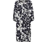 Midikleid ETERNA "LOOSE FIT", Damen, Gr. 38, Normalgrößen, schwarz, 100% Viskose, casual, 3/4-Ärmel, Kleider (11169160-38) schwarz