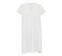 Blusenkleid OXMO "Blusenkleid OXAnette", Damen, Gr. 40, N-Gr, beige (sanftes weiß), Obermaterial: 55% Vinylal PVAL. 45% Viskose CV., Kleider Blusenkleid (34956368-40) sanftes weiß