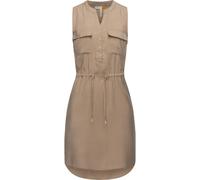 Blusenkleid RAGWEAR "Roissin" Gr. XL (42), Normalgrößen, braun (latte macchiato) Damen Kleider (21032535-XL) latte macchiato