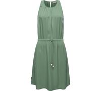 Blusenkleid RAGWEAR "Sanai", Damen, Gr. XXL (44), Normalgrößen, grün (dunkelgrün), 100% Viskose, tailliert ca. Mitte Oberschenkel, Rundhals, Ärmel ohne Ärmelschlitz normaler Saum, Kleider Blusenkleid,