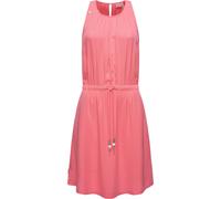 Blusenkleid RAGWEAR "Sanai", Damen, Gr. XXL (44), Normalgrößen, orange (koralle), 100% Viskose, tailliert ca. Mitte Oberschenkel, Rundhals, Ärmel ohne Ärmelschlitz normaler Saum, Kleider Blusenkleid, 