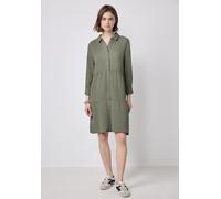 Street One Studio Damen F144450 Blusenkleid mit Volants, Pale Mud Green, 40