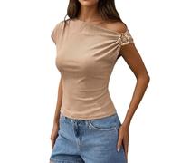 Blusenmantel Elegant Spitze Wickelshirt Weihnachts Spaghetti Damenshirts Transparent Totenkopf Orange Gelbe Off Cordhemd Elasthan Netzoberteil Satinbluse Lachsfarben Surfer Hochzeits Baumwollblusen M