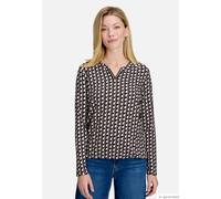 Blusenshirt mit Print Black/Rosé 46
