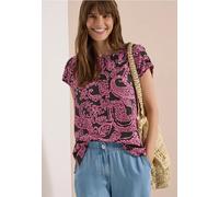 Blusenshirt mit Rundhals und Print