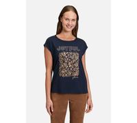 Blusenshirt mit U-Boot-Ausschnitt Dark Blue/Rosé Damen