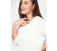 Sheego Damen Große Größen Blusenshirt in Leichter A-Linie mit Zipfelsaum Businessmode klassisch Rundhals-Ausschnitt -