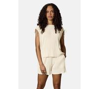 Blusenshirt RAGWEAR "Veriel Set YOUMODO", Damen, Gr. M (38), ecru, Material: 65% Polyester, 35% Viskose, weit hüftlang, Rundhals, weit, Shirts Blusenshirt, Set bestehend aus kurzer Hose und T-Shirt (7