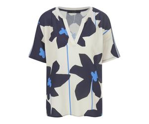 Blusenshirt tiefer V-Öffnung oui weiss 36