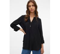 Blusenshirt VERO MODA "VMANI LS TOP WVN GA NOOS" Gr. XS (34), schwarz (black) Damen Shirts (62640867-XS) black