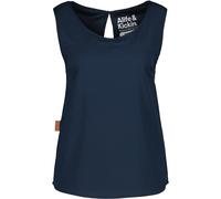 Blusentop ALIFE & KICKIN "Damen GiuliaAK A", Damen, Gr. S, blau (marine), 100% Polyester, Blusen Blusentop (56161145-S) marine