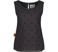 Blusentop ALIFE & KICKIN "Damen GiuliaAK A Kurzarmbluse, Bluse", Damen, Gr. XL, moonless, 100% Baumwolle, Blusen Blusentop (20208963-XL) moonless