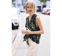 Blusentop aus Chiffon mit Schleife