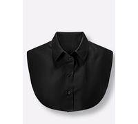 Blusentop CLASSIC BASICS, Damen, Gr. 3, schwarz, 65% Polyester, 35% Baumwolle, unifarben, Blusen Einsteckkragen (38833831-3) schwarz