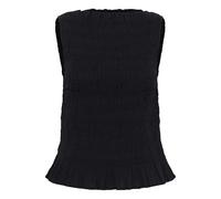 Blusentop KAFFE "Ärmellose Bluse KAbethany", Damen, Gr. 44, schwarz (schwarz deep), Obermaterial: 100% Baumwolle CO., Blusen Blusentop (77814815-44) schwarz deep
