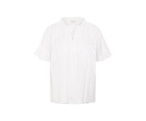Blusentop KAFFE CURVE "Damen Ärmellose Bluse KCliona", Damen, Gr. 46, weiß (chalk), Obermaterial: 100% Baumwolle CO., Blusen Blusentop (38664660-46) chalk