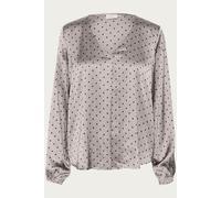 Blusentop KAFFE "Damen Bluse ärmellos KAluna", Damen, Gr. 36, grau (steeple gray, schwarz dot), Obermaterial: 100% Polyester PES., Blusen Blusentop (58322638-36) steeple gray, schwarz dot