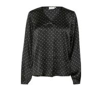 Blusentop KAFFE "Damen Bluse ärmellos KAluna", Damen, Gr. 38, grau (schwarz, steeple gray dot), Obermaterial: 100% Polyester PES., Blusen Blusentop (14432734-38) schwarz, steeple gray dot