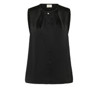 Blusentop KAFFE "Damen Bluse ärmellos KAvera", Damen, Gr. 42, schwarz (schwarz deep), Obermaterial: 100% Polyester PES., Blusen Blusentop (26652262-42) schwarz deep