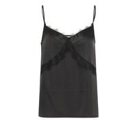 Blusentop KAFFE "Shirtbluse KAhilda", Damen, Gr. 42, schwarz (schwarz deep), Obermaterial: 97% Polyester PES. 3% Elasthan EL., Blusen Blusentop (14986023-42) schwarz deep