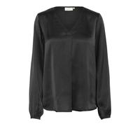 Blusentop KAFFE "Shirtbluse KAlana", Damen, Gr. 34, schwarz (schwarz deep), Obermaterial: 100% Polyester PES., Blusen Blusentop (59935340-34) schwarz deep