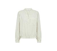 Blusentop LEVETE ROOM "Levete Room Shirt LR-NINETTE", Damen, Gr. M, l101c, star weiß combi, Obermaterial: 50% Baumwolle, 40% Polyester, 10% Nylon, Blusen Blusentop (89543817-M) l101c, star weiß combi