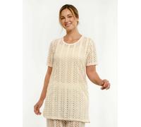 Blusentop LIBERTÉ ESSENTIEL "Liberté Essentiel Shirt CROC", Damen, Gr. XS, creme, Obermaterial: 100% Polyester, Blusen Blusentop (41230712-XS) creme