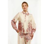 Blusentop LIBERTÉ ESSENTIEL "Liberté Essentiel Shirt WENNISE", Damen, Gr. L, pink paisley, Obermaterial: 100% Polyester, Blusen Blusentop (44515332-L) pink paisley