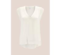 Blusentop MADELEINE "Blusentop Langes Blusentop im Layer-Look", Damen, Gr. 34, weiß, Obermaterial: 100% Polyester PES., Modern, normal, Blusen Blusentop (17881464-34) weiß