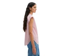 Blusentop MARC O'POLO "aus Baumwoll-Chambray", Damen, Gr. 40, rosa (mild rose), Obermaterial: 100% Baumwolle, unifarben, loose fit normal, normaler Saum, Blusen Blusentop (66671346-40) mild rose