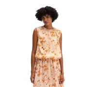Blusentop MARC O'POLO "aus LENZING™ ECOVERO™", Damen, Gr. 34, bright orange, Obermaterial: 100% Viskose, bedruckt, regular fit normal, Rückenausschnitt, Blusen Blusentop (81489214-34) bright orange