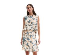 Blusentop MARC O'POLO "aus LENZING™ ECOVERO™", Damen, Gr. 44, medium blau, Obermaterial: 100% Viskose, bedruckt, regular fit normal, Rückenausschnitt, Blusen Blusentop (65444740-44) medium blau