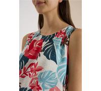 Blusentop CECIL, Damen, Gr. M (40), light alabaster weiß, Web, Obermaterial: 86% Viskose, 14% Nylon, bedruckt, hüftlang, Rundhals, Blusen Blusentop, allover-Print, Sommertop, Viskosemix (70441739-M) l
