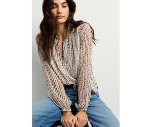 Blusentop PEPE JEANS "blouse FALINA SHIRT", Damen, Gr. S, bunt (powder rose pink), 100% Polyester, Blusen Blusentop (71582739-S) powder rose pink