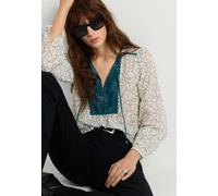 Blusentop PEPE JEANS "blouse GISELA SHIRT", Damen, Gr. L, canvas weiß, 75% Baumwolle, 25% Viskose, Blusen Blusentop (45633215-L) canvas weiß