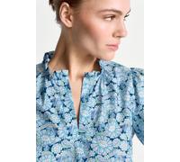 Bluse mit Rüschenkragen - Made with Liberty Fabric 42 midnight blue