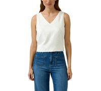 s.Oliver Black Label Bluse ärmellos Chiffon mit V-Ausschnitt und floralem Muster Größe 40