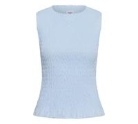 Blusentop SAINT TROPEZ "Damen Ärmellose Bluse NaciaSZ", Damen, Gr. S, blau (cerulean), Obermaterial: 65% Polyester PES. 35% Viskose CV., Blusen Blusentop (73809423-S) cerulean