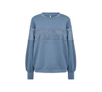 Blusentop SOYACONCEPT "Soya Concept Shirt SC-BANU 201", Damen, Gr. XS, 6760 flint blau, Obermaterial: 48% Lyocell, 48% Polyester, 4% Elasthan, Blusen Blusentop (56102623-XS)