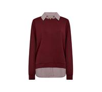 Blusentop SOYACONCEPT "Soya Concept Shirt SC-BANU", Damen, Gr. M, 4850c dunkelrot com, Obermaterial: 48% Modal, 48% Polyester, 4% Elasthan, Blusen Blusentop (13015557-M) 4850c dunkelrot com