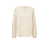 Blusentop SOYACONCEPT "Soya Concept Shirt SC-BARBRA", Damen, Gr. S, beige (1620 cream), Obermaterial: 100% Baumwolle, Blusen Blusentop (18901120-S) 1620 cream