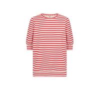 Blusentop SOYACONCEPT "Soya Concept Shirt SC_BARNI", Damen, Gr. XS, 4820c lipstick combi, Obermaterial: 48% Modal, 48% Polyester, 4% Elasthan, Blusen Blusentop (89937049-XS) 4820c lipstick combi