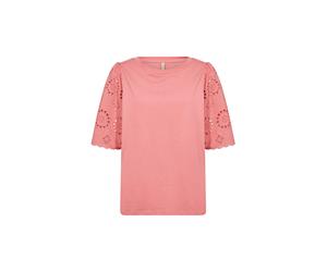 Blusentop SOYACONCEPT "Soya Concept Shirt SC-LORAINE", Damen, Gr. L, rosa (4390 rapture rose), Obermaterial: 100% Baumwolle, Blusen Blusentop (13057757-L) 4390 rapture rose