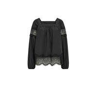 Blusentop SOYACONCEPT "Soya Concept Shirt SC-NETTI 80", Damen, Gr. S, schwarz (9999 schwarz), Obermaterial: 53% Polyester, 47% Baumwolle, Blusen Blusentop (78280706-S) 9999 schwarz